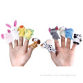 custom animal plush finger puppet toys